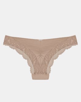 PANTY BIKINI INVISIBLE CON ENCAJE L3555